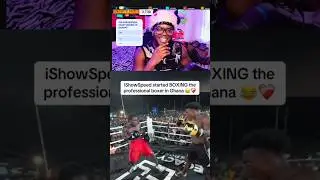 ISHOWSPEED ENJOYED BOXING A PROFESSIONAL BOXER IN GHANA #trending #ishowspeed #viral #ghana