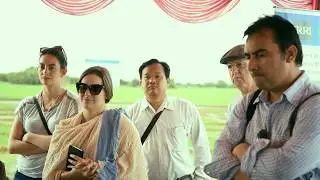 Visit of USAID team and CSA-GLEE participants at IRRI-ASTV field demonstration