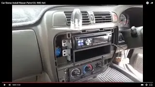 Car Stereo Install Nissan Patrol GU 4WD 4x4 Автомобильная стереосистема