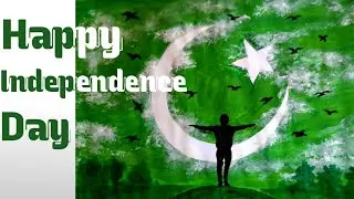 Easy 14 August Special Art - 14 August Painting - Pakistan Independence day 2020 Drawing