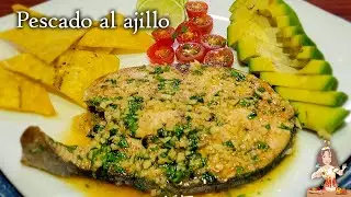 ♨️Cómo preparar PESCADO🐟 AL AJILLO🧄 fácil, rápido y delicioso‼️😘👌🇪🇨