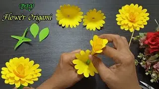 DIY Beautiful Flower Rose | How to make paper Flower Rose from origami easy