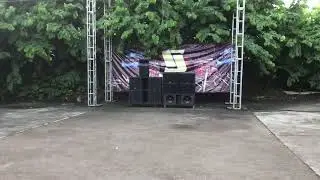 2 pcs K1 line array system and 1 pcs KS28 subwoofer speaker and 1 pcs K1-SB subwoofer