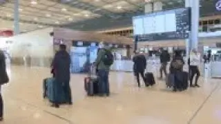Berlin airport as Germany announces UK travel ban