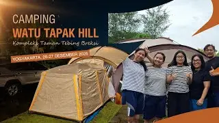 CAMPING Watu Tapak Hill, Yogyakarta | Kompleks Taman Tebing Breksi  #tebingbreksi #camping #jogya 