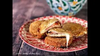 SICILIANI CREATIVI - Cotolette di melanzane farcite - Aubergine cutlets #shorts