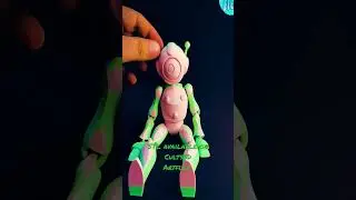 Flexi 3D printable articulated robot