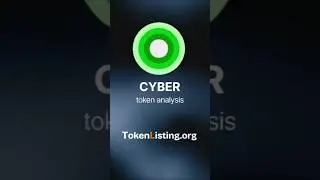 CYBER token analysis #crypto #tokens #cryptotrading #investment #cyber