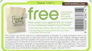 Fresh and Easy Coupons