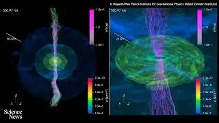 Watch a simulation of two neutron stars merging | Science News