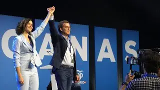 Alberto Núñez Feijóo e Isabel Díaz Ayuso clausuran e 17 Congreso Autonómico del PP de Madrid