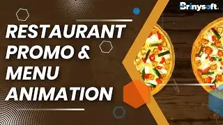 Food Menu Animation for Promo Offers | Animated Restaurant Menu by Brinysoft Animation