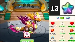 Valkov Dragon and ? Upgrade 13 Enchant Stars-Dragon Mania Legends | DML