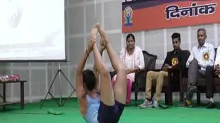 Yoga Event held in  Dayanand College, Hisar on 16th June 2016  (Video 1)