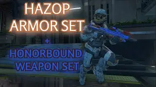 HAZOP ARMOR SET + HONORBOUND WEAPON SET REVIEW - HALO INFINITE