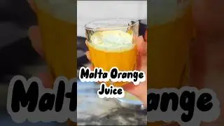 Malta Juice Recipe | Sweet Orange Juice | Tangerine / Mandarin Orange Juice #shorts #juice