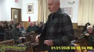1/21/2026 Town of Shandaken  ZBA Meeting.