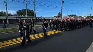 LHS JROTC Marching - Christmas Parade 2025