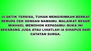 JIWA TERPILIH✨PERLINDUNGAN ILAHI: MALAIKAT AGUNG MIKHAEL MEMBAWA KABAR BERKAT YANG AKAN DATANG