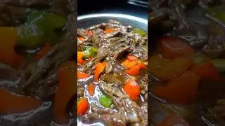 Quick and Easy Pepper Steak Recipe- Healthy Stir Fry in under 30 minutes. *RECIPE IN CAPTION*