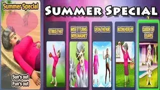 Scary teacher 3d game 🎯🎮| summer Special| funny moments 😂 Maza Aya bhut 