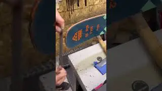 Ski Tail Damage Repaired to Perfection #brandonsims #shorts