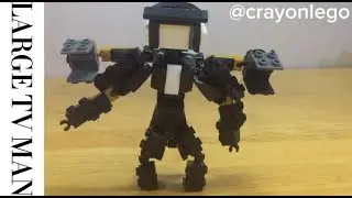 Large TV MAN #lego skibid # crayon lego#lego #skibidi #largetvman