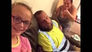 Sleepy dad
