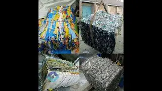 hydraulic baling machine for waste carton, waste paper, plastic bottles, films, used cloth, textile