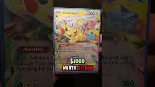 Pokemon Surging Sparks Pikachu EX Double Rare Error  #pokemontcg #surgingsparks #pikachu #charizard