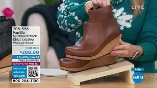 Papillio by Birkenstock Ebba Leather Wedge Boot