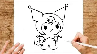 Как легко нарисовать Куроми | SANRIO