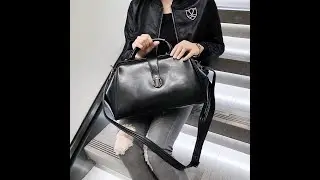 Black Leather Doctor Bag