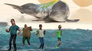 Baby Dolphin Dance Song | Colorful Baby Dolphin 🦈 | LiaChaCha Nursery Rhymes Compilation
