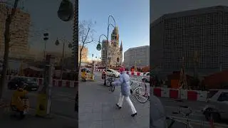 OMG😱Why She Is Running? 🎅 #berlin #walking #citycentre #germany #travel🔥🔔🚶&zwj;♀️🇩🇪🌎