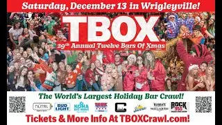The #TBOX Bar Crawl - Rocking Chicago Since 1996!  #TBOX2025 is Saturday, December 13 in Chicago!