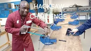 HACKSAW CHALLENGE. WHO WANTS TO CHALLENGE ME? COMMENT BELOW.