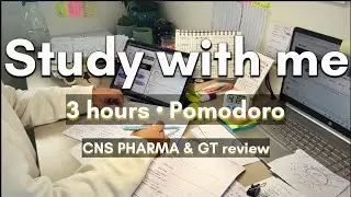 3 HOURS OF INTENSE STUDY | Day 55 | No Talking, Rain Ambiance, ASMR