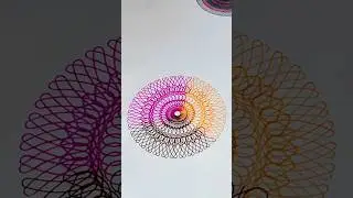 Relaxing Spiral Pattern #shorts #spirograph #satisfying #pattern #asmr  #art #viral #drawing