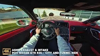 asmr intake & exhaust | pov nissan gtr r35 &ndash; sunny city & tunnel drive