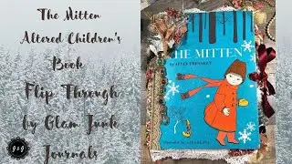 The Mitten Altered Children's Book Flip Through