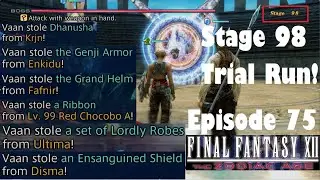 Trial Stage 98 Summary & Earth Tyrant Quest - FFXII:TZA (Part 75) Let's Play