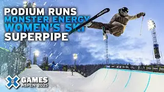 Monster Energy Women&rsquo;s Ski SuperPipe: Top 3 Medal Runs | X Games Aspen 2025