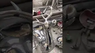 Where to commission mirror polished metal sculpture? How much does custom metal sculpture cost?