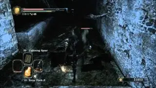 Dark Souls 2 - Santier's Spear Moveset