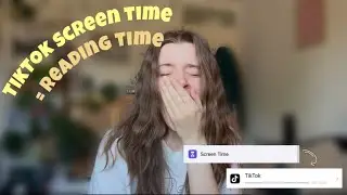 Tiktok screen time controls how long I read for! 📲📖
