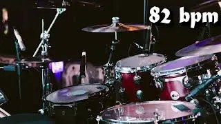 82 Bpm Drum Track Bater&iacute;a - Straight Beat Eighth Notes