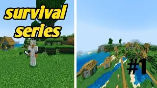 First day in the Minecraft Survival series || Minecraft gameplay #1 