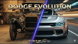 Dodge Charger Evolution | history of muscle car transformation  🚗🔥
