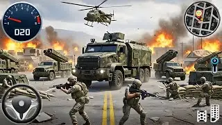 Army Truck Driving Cargo Games - US Offroad Army Truck Driving 3D 2025 - Andriod Gameplay